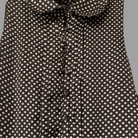 The Limited Polka Dot Black and White Dress size 4 fully lined and lightweight - Picture 2 of 10